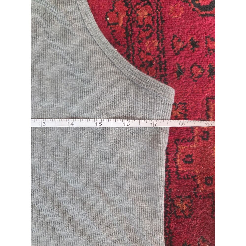 Ribbed Button-Front Tank Top - Picture 5 of 5